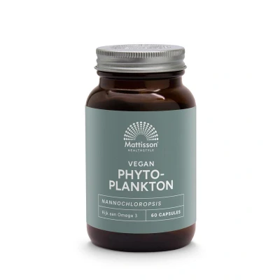 Afbeelding van Mattisson Vegan Phytoplankton Nannochloropsis 60 capsules