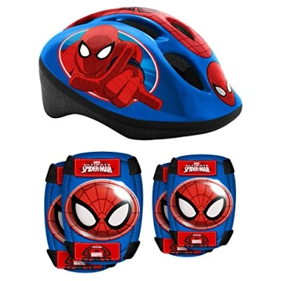 Afbeelding van Marvel Spider Man Skatebescherming 5 delig 50 56 cm Blauw/Rood