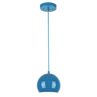 Afbeelding van Westinghouse Lighting 6101540 hanglamp, E27, staal, glanzend blauw