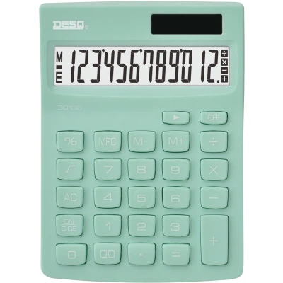 Afbeelding van Desq Bureaurekenmachine New Generation Compact 30100, Groen