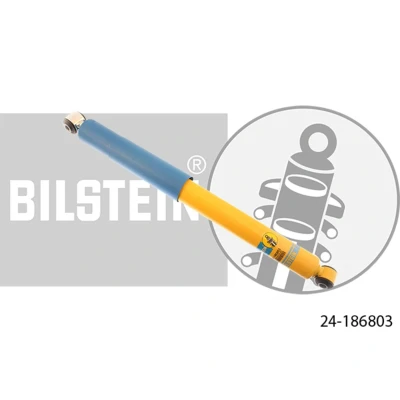 Afbeelding van BILSTEIN B6 4600 24 186803 Schokdemper Achteras Gasdruk Enkelpijp Demper niet veerdragend Oog bovenaan, onderaan JEEP: GRAND CHEROKEE 3