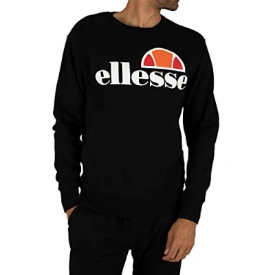 Afbeelding van Ellesse Heren Sweaters Succiso Crew Sweat Zwart Maat M