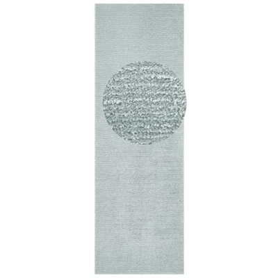 Afbeelding van Effen Vloerkleed Supersoft Lichtblauw 80x250 Cm