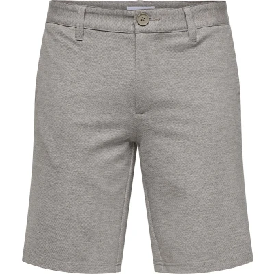 Afbeelding van Only &amp; Sons Broek Onsmark 020934 Shorts Ditsy Noos 22031725 Chinchilla Mannen Maat L