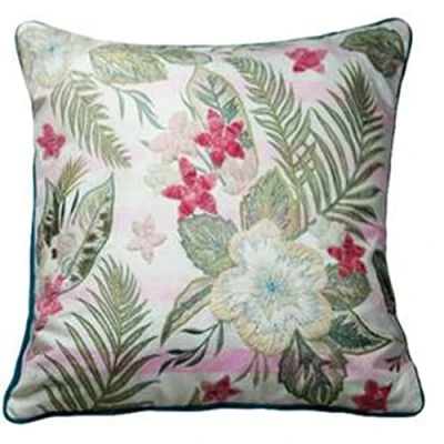 Afbeelding van Kussenhoes DKD Home Decor 60 x 1 40 cm Roze Groen Tropisch