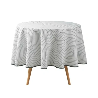 Afbeelding van douceur d&#039;intérieur, Rond tafelkleed (diameter 180 cm) Linea, bedrukt polyester