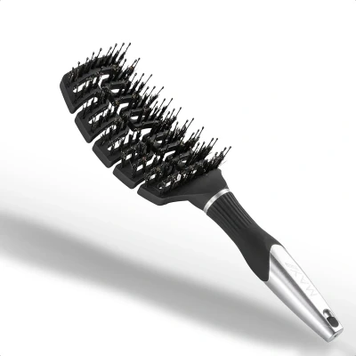 Afbeelding van Max Pro Detangler Brush Silver