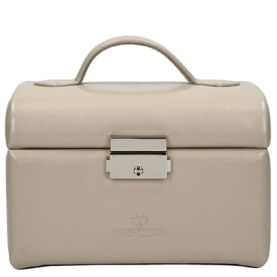 Afbeelding van Windrose Sieradendozen Merino Moda beige