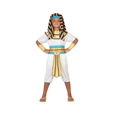Afbeelding van Kostuums voor Kinderen Th3 Party Egyptische Koning Wit (6 Onderdelen) Maat 5 6 Jaar