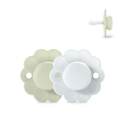 Afbeelding van Suavinex Wonder Reversible Duo Aqua/Blue 0 6m 2 stuks Silicone Fopspenen SXSWP1084383
