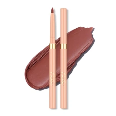 Afbeelding van OULAC Braun Eye Liner &amp; Lipliner Crayon 2 en 1, résistant aux taches, imperméable, finition mate durable, séchage rapide, hautement pigmenté, végétalien (L05) Seductive