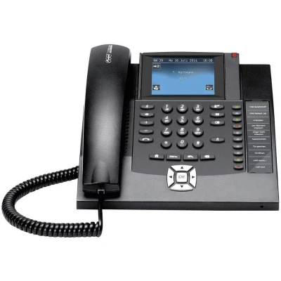 Afbeelding van Auerswald COMfortel 1400 ISDN systeemtelefoon Handsfree Kleuren touchscreen Zwart