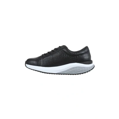 Afbeelding van MBT, FERRO W, 702906 1565F, Zwarte sneakers met rits. Performance index