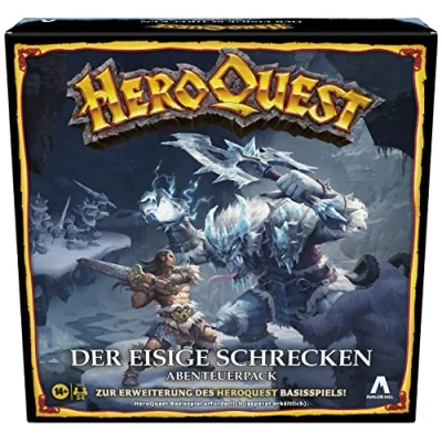 Afbeelding van Duitse Versie! Hasbro Avalon Hill HeroQuest The Ijzige Schrik Avonturenpack, vanaf 14 jaar, Basisspel vereist, Multi