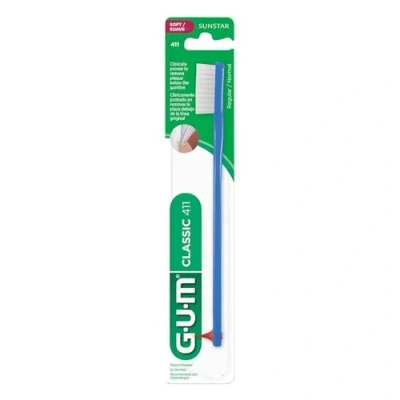Afbeelding van 1+1 gratis: GUM Tandenborstel Classic Soft Grote Kop