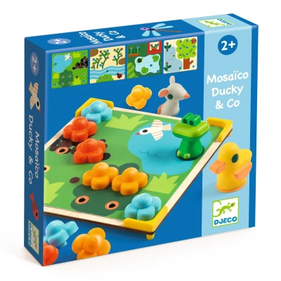 Afbeelding van Djeco mozaïekpuzzel mosaïco ducky &amp; co