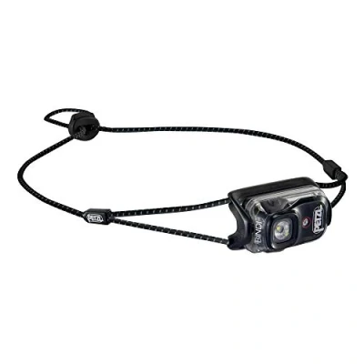 Image de PETZL Lampe frontale BINDI 200 lumens, Noir, Batterie rechargeable