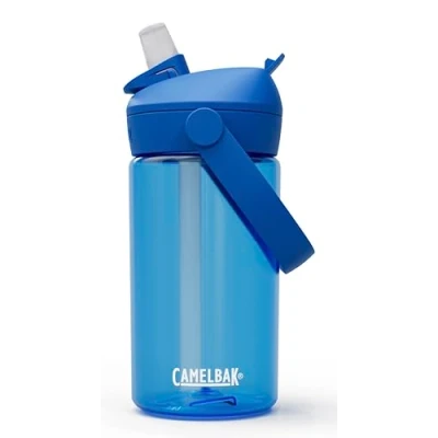 Afbeelding van Camelbak Thrive Flip Straw Kids Drinkfles 414 Ml True Blue Blauw Drinkflessen