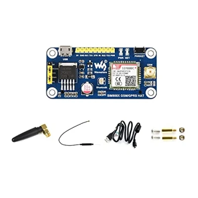 Afbeelding van Waveshare GSM/GPRS hoed voor Raspberry Pi 2B/3B/3B+/Zero/Zero W Jetson Nano gebaseerd op SIM800C Send Berichten Connect met draadloze internetoverdrachtsgegevens