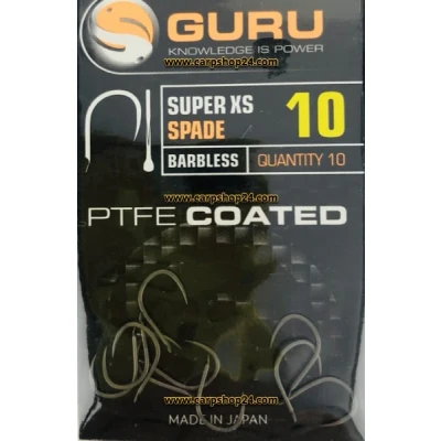 Afbeelding van Guru Super XS Spade Barbless (10 pcs) Maat : 10