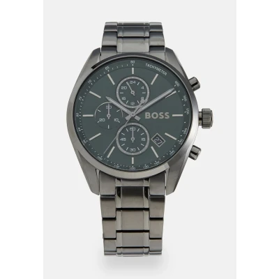 Afbeelding van BOSS Grand PRIX Chronograaf, Heren, Maat: One Size, Black/green