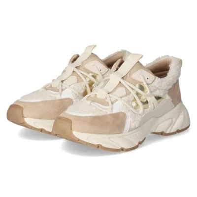Afbeelding van La Strada Chunky sneaker taupe dames maat 41