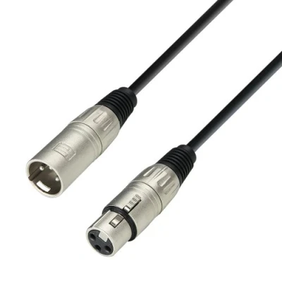 Afbeelding van Adam Hall K3MMF0600 XLR Verbindingskabel [1x bus 1x stekker] 6.00 m Zwart
