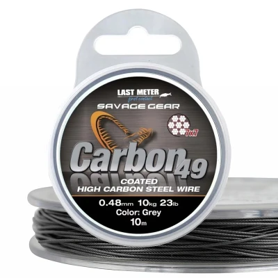 Afbeelding van Savage Gear Staaldraad High Carbon Steel Grey Wire Raw49