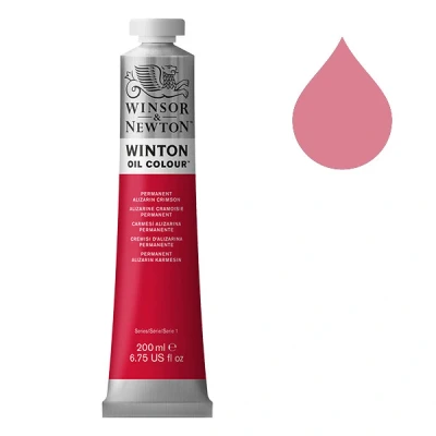 Image de Winsor &amp; Newton Winton peinture à l&#039;huile (200 ml) 468 alizarine cramoisie permanente