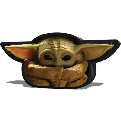 Afbeelding van Star Wars: The Mandalorian Grogu Puzzel met vormige blikken doos 300 stk 46x31 cm 3D lenticulair effect
