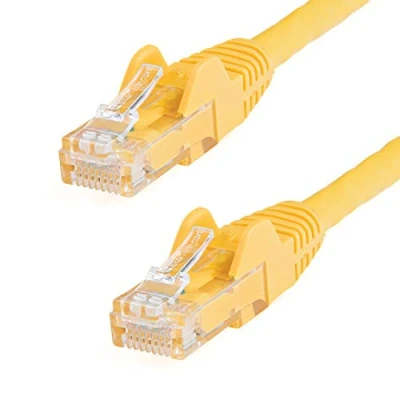Afbeelding van StarTech 7 m Cat6 netwerkkabel met snagless RJ45 connectoren geel 7m UTP patchkabel
