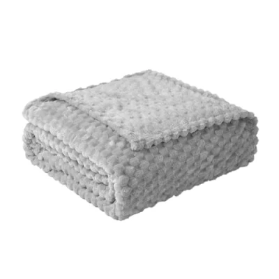 Afbeelding van Good Nite Knuffeldeken, 230 x 200 cm, zacht, warm, microvezel, deken voor bank, bed, slaapkamer, kantoor, grijs