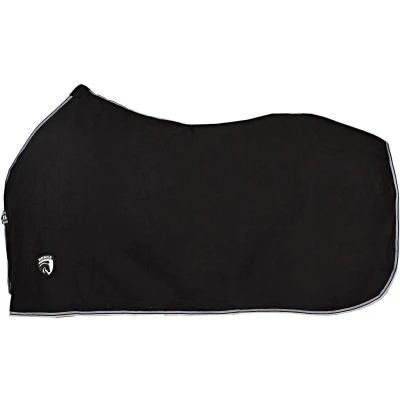 Afbeelding van Horka Fleece Deken Logo Zwart 125/175