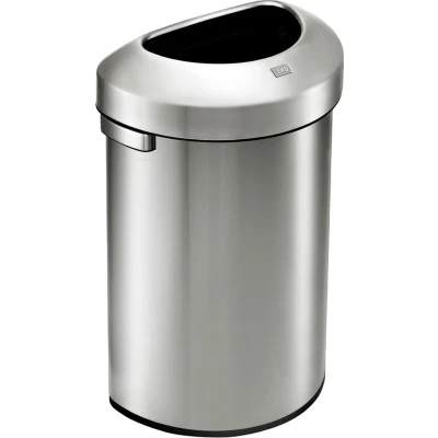 Afbeelding van EKO Urban half rond 80 ltr, Stainless steel mat RVS