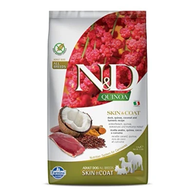 Afbeelding van Farmina N&amp;D Grain Free Dog Quinoa Skin &amp; Coat Adult Duck 2.5 kg Hond