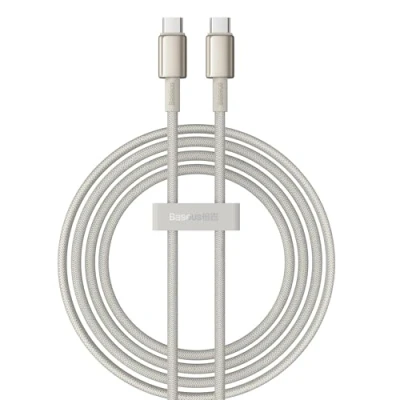 Afbeelding van Baseus kabel USB C naar wolfraam goud, 100W, 2m (goud) (2 m, 2.0),