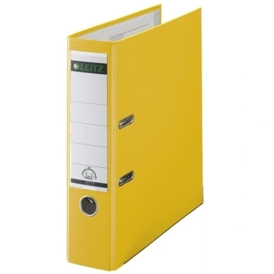 Image de Leitz 10105015 classeur à levier en carton format a4 600 feuilles etiquette 80 mm jaune