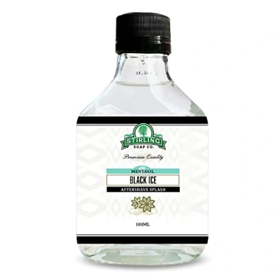 Afbeelding van Stirling Soap Co. after shave Black Ice 100ml