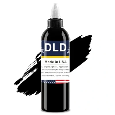Afbeelding van Voering en schaduw zwart DLD Krachtige zwarte Tattoo inkt Permanent pigment Body Paint Color Supplies