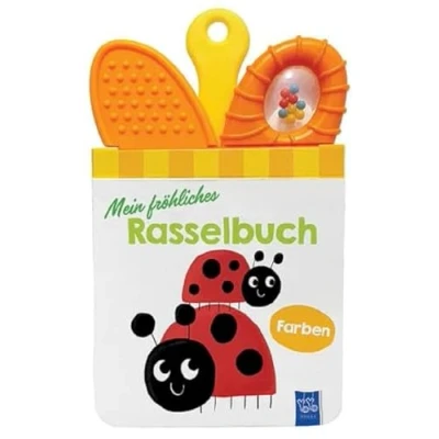 Afbeelding van Mein fröhliches Rasselbuch Farben