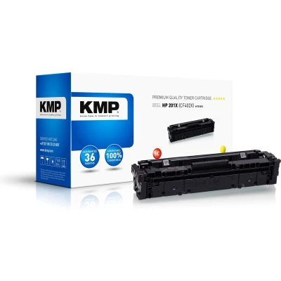 Afbeelding van KMP Toner vervangt HP 201X, CF402X Compatibel Geel 2300 bladzijden H T215YX 2536,3009