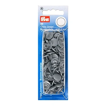 Afbeelding van Prym Color Snaps Naaivrijedrukknopen 12.4mm Zilver Grijs