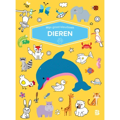 Afbeelding van Mega kleurboeken 1 Mijn groot kleurboek dieren