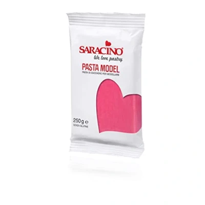 Afbeelding van Saracino Modelling Paste Fuchsia Roze 250g
