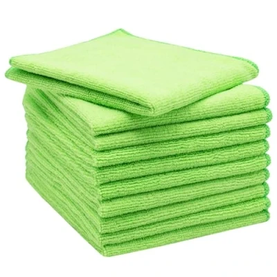 Afbeelding van ZOLLNER Reinigingsdoekjes van microvezel, 32 x cm, groen, 10 stuks