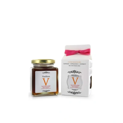 Afbeelding van Biologische wilde woudhoning Griekenland 250g Vasilissa (vloeibaar)