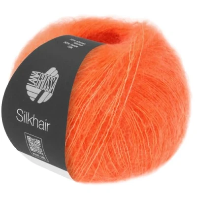 Afbeelding van Lana Grossa Silkhair 207 Zalmoranje