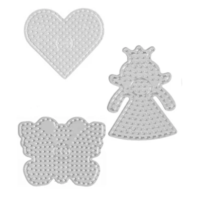 Afbeelding van Hama Maxi parels zak met penplaat 8206 in hartvorm, 8218 vlinder en 8223 prinses
