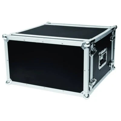 Afbeelding van Roadinger flightcase 19 inch CO DD, 6U, 38cm diep, zwart