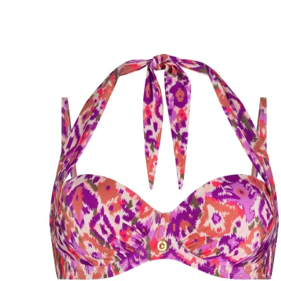 Afbeelding van Ten Cate Multiway Bikini Top Summer Ikat maat 44E Meerkleurig